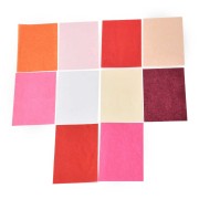 Plain tissue paper assortment - Red - Pink x100