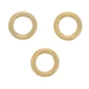 5x1mm Closed jump rings - Gold filled x100