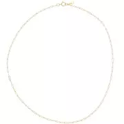 1.7mm Rectangle mesh choker - Gold filled x41cm