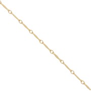 1.8mm fancy mesh Chain - Gold filled x20cm|raw }}