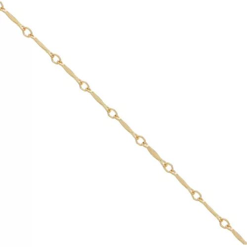 1.8mm fancy mesh Chain - Gold filled x20cm
