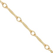1.8mm fancy mesh Chain - Gold filled x20cm