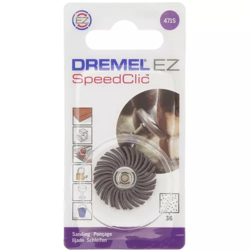 DREMEL® EZ SpeedClic : Fine abrasive brush - grit 36 (471S) x1