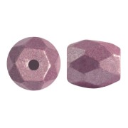 6x5mm Glass beads Baros® by Puca® - Dark Plum Metallic Mat x10g