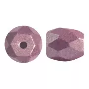 6x5mm Glass beads Baros® by Puca® - Dark Plum Metallic Mat x10g