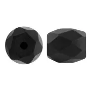 6x5mm Glass beads Baros® by Puca® - Jet Mat x10g