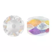 6x5mm Glass beads Baros® by Puca® - Crystal AB x10g