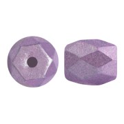 6x5mm Glass beads Baros® by Puca® - Purple Metallic Mat x10g