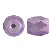 6x5mm Glass beads Baros® by Puca® - Purple Metallic Mat x10g