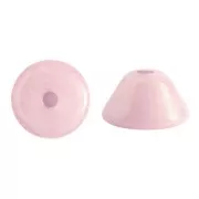 4x2mm Glass beads Konos® by Puca® - Opaque Light Rose Ceramic Look x10g