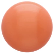 18mm Opaque resin cabochon - Terracotta x1