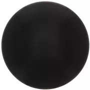 18mm Opaque resin cabochon - Black x1