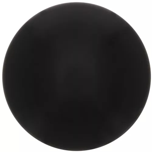 18mm Opaque resin cabochon - Black x1