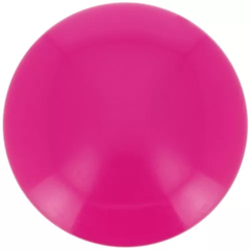 18mm Opaque resin cabochon - Fuchsia x1