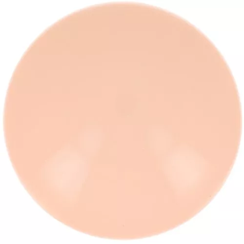 18mm Opaque resin cabochon - Apricot x1