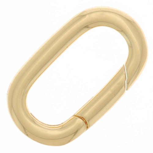 22x13mm Oval Lobster Clasp - Gold Tone x1