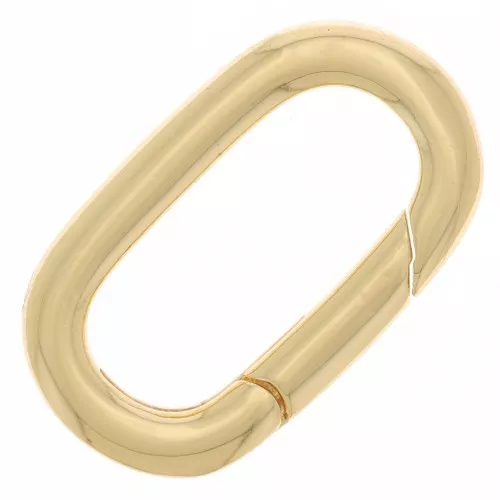 22x13mm Oval Lobster Clasp - Gold Tone x1