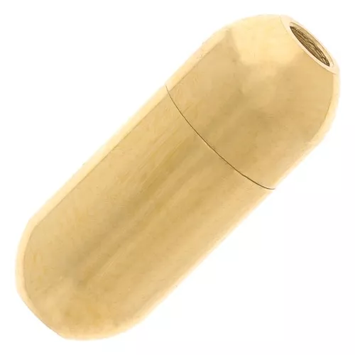 15mm 304 stainless steel magnetic clasp for 2mm cord - Gold Tone x1