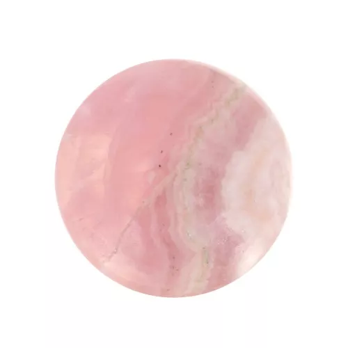 6mm round gemstone cabochon - Rhodochrosite x1