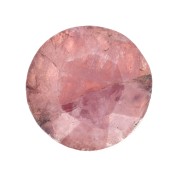 6mm round faceted gemstone cabochon - Rhodochrosite x1