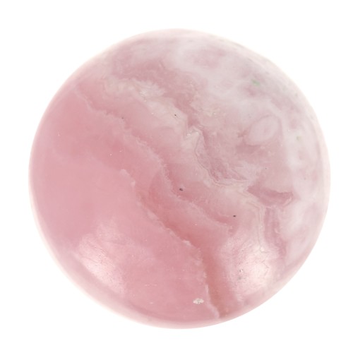 8mm round gemstone cabochon - Rhodochrosite x1