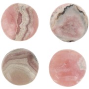 12mm round gemstone cabochon - Rhodochrosite x1