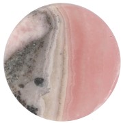 12mm Flat round Cabochon - palet - gemstone - Rhodochrosite x1|raw }}