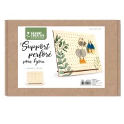 25x30cm Wooden jewellery stand - jewellery display for earrings - Natural x1