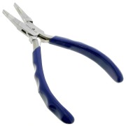 14cm Flat spring pliers with ergonomic handle by Perles&Co - Blue x1|raw }}