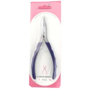 14cm Flat spring pliers with ergonomic handle by Perles&Co - Blue x1