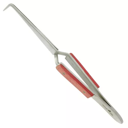 Soldering pliers - curved cross tweezers - 15cm self locking by Perles&Co x1