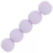 6mm Matte resin beads - Parma x10