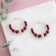 6mm Matte resin beads - Pastel Pink x10