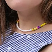 6mm Matte resin beads - Sunshine Yellow x10