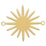 22mm 2-ring sun spacer - 3 micron gold plated x1