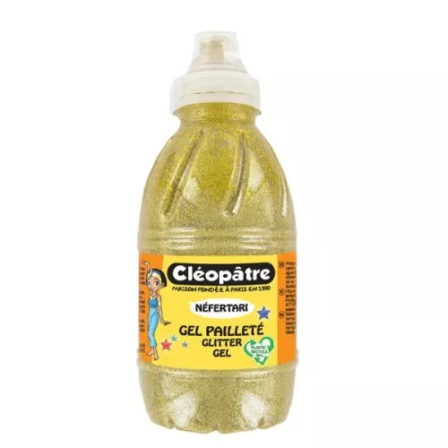 Glitter Gel for Slime - Cléopatre - Or x250ml