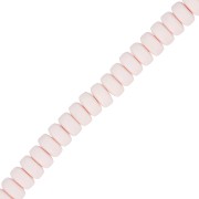 Heishi polymer clay rondelle beads 7x3 mm - Nude x39cm