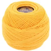 100% cotton crochet yarn - DMC - special lace - Yellow (n°743) x5g