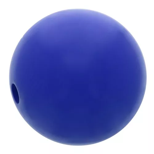8mm Opaque resin bead - Royal Blue x10