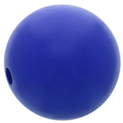 14mm Opaque resin bead - Royal Blue x1