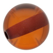 8mm transparent resin bead - Amber x1