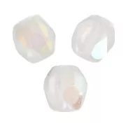 3mm Fire polished beads - Crystal Mat AB x50