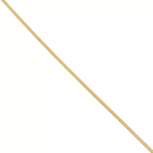 2.6mm Serpentine Chain - Fine Gold plated x1m