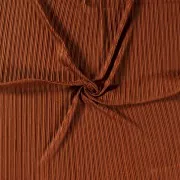 Pleated Polyviscose fabric - Caramel x10cm