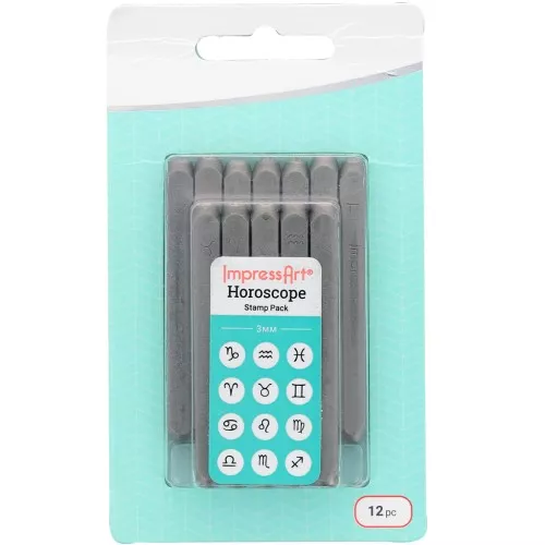 ImpressArt stamps pack - 3mm - Horoscope x12