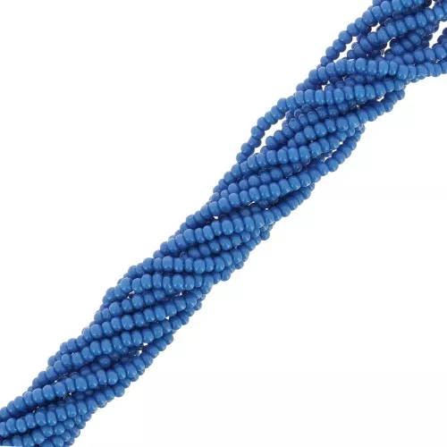 Preciosa 11/0 Charlotte cut seed beads - Opaque Denim x20g