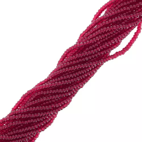 Preciosa 11/0 Charlotte cut seed beads - Dark Siam x20g