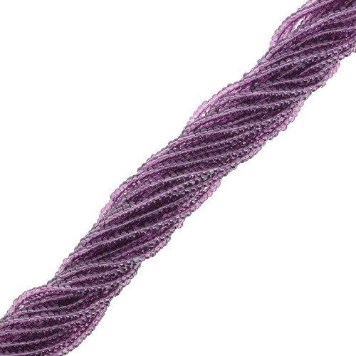 Preciosa 13/0 Charlotte cut seed beads - Amethyst x10g