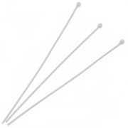 50x0.8mm 925 Sterling Silver Ball pins x10