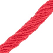 Preciosa 15/0 Charlotte cut seed beads - Opaque Red x9g